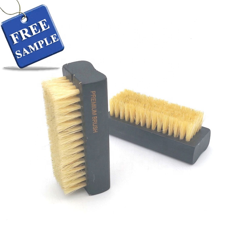 Small Pig Hog Bristle  Hair Car Leather Shoe Cleaning Brush