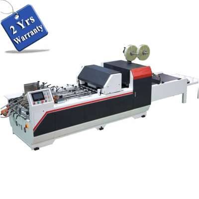 UTM650B Automatic cake bread sandwiches Paper Box Window patching Machine with food grade pet cellophane film